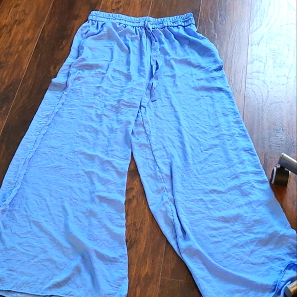 Zara Pants & Jumpsuits Zara Wide Xtra Long Satin Pants Poshmark